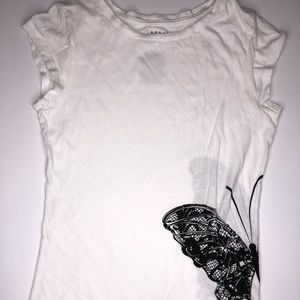 Pure white Miley Cyrus max azaria Top